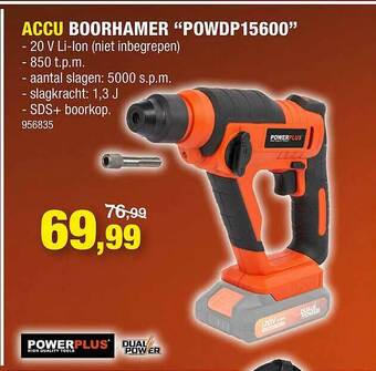 Hubo Accu Boorhamer aanbieding
