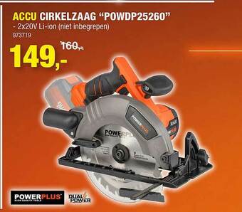 Hubo Accu Cirkelzaag aanbieding