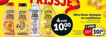 Kruidvat Ultra Doux shampoo en conditioner aanbieding