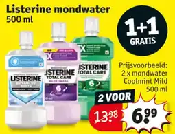 Kruidvat Listerine mondwater aanbieding