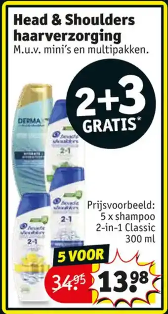 Kruidvat Head & Shoulders haarverzorging aanbieding