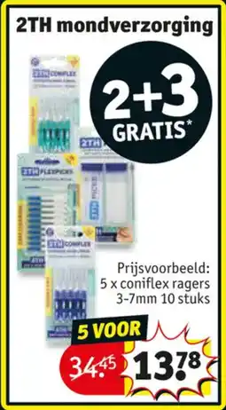 Kruidvat 2TH mondverzorging aanbieding