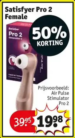 Kruidvat Satisfyer Pro 2 Female aanbieding