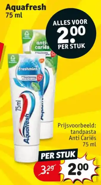 Kruidvat Aquafresh aanbieding