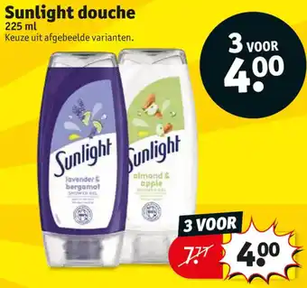 Kruidvat Sunlight douche aanbieding