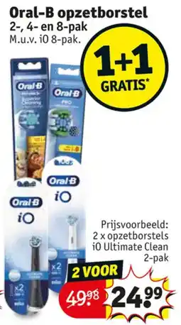 Kruidvat Oral-B Opzetborstel aanbieding