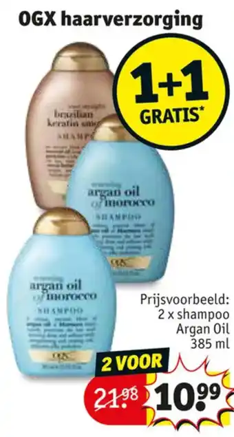 Kruidvat OGX haarverzorging aanbieding