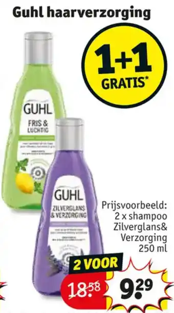 Kruidvat Guhl haarverzorging aanbieding