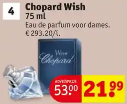 Kruidvat Chopard Wish aanbieding