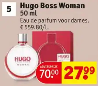 Kruidvat Hugo Boss Woman aanbieding