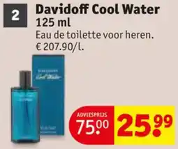 Kruidvat Davidoff Cool Water aanbieding