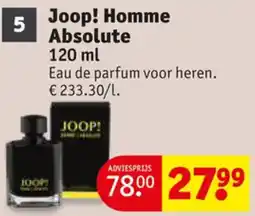 Kruidvat Joop! Homme Absolute aanbieding