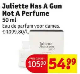 Kruidvat Juliette Has A Gun Not A Perfume aanbieding