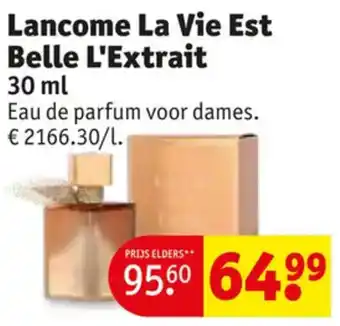 Kruidvat Lancome La Vie Est Belle L'Extrait aanbieding