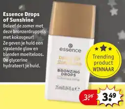 Kruidvat Essence Drops of Sunshine aanbieding