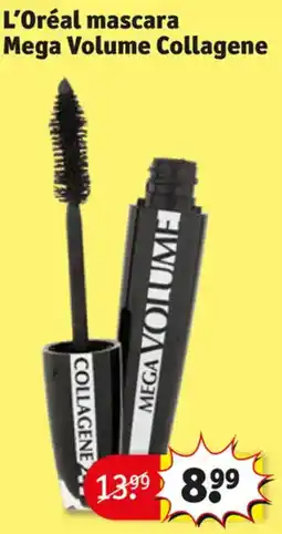 Kruidvat L'Oréal mascara Mega Volume Collagene aanbieding