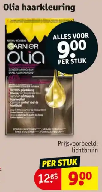 Kruidvat Olia haarkleuring aanbieding