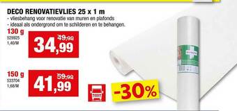 Hubo Deco Renovatievlies aanbieding