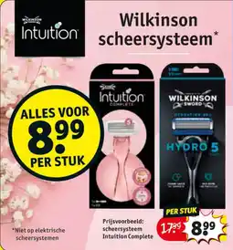 Kruidvat Wilkinson Scheersysteem aanbieding