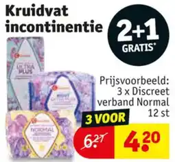 Kruidvat Kruidvat incontinentie aanbieding