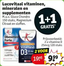 Kruidvat Lucovitaal vitaminen, mineralen en supplementen aanbieding