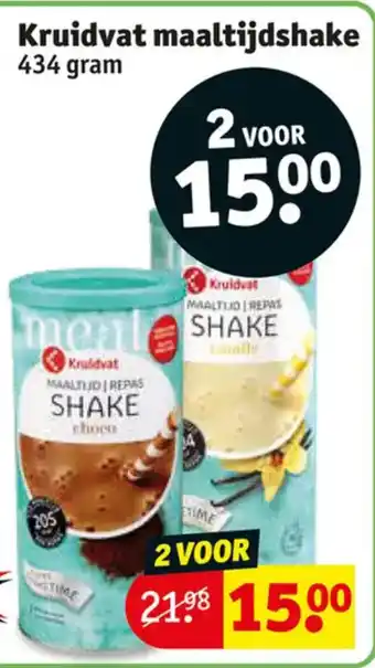 Kruidvat Kruidvat maaltijdshake aanbieding