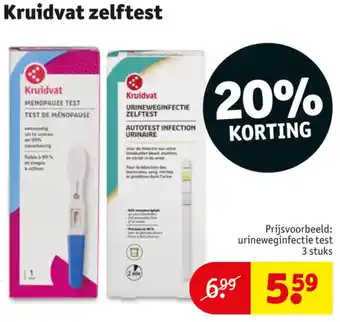 Kruidvat Kruidvat zelftest aanbieding