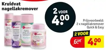 Kruidvat Kruidvat nagellakremover aanbieding