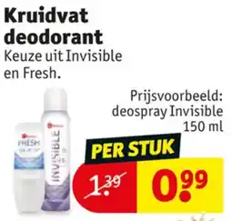 Kruidvat Kruidvat deodorant aanbieding