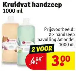 Kruidvat Kruidvat handzeep aanbieding