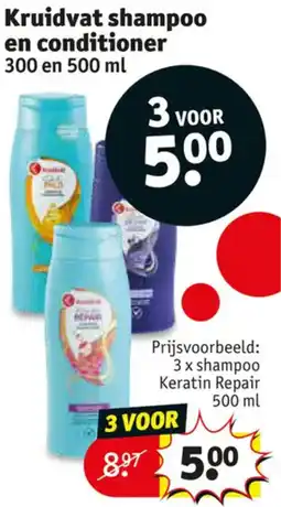 Kruidvat Kruidvat shampoo en conditioner aanbieding