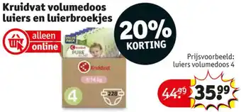 Kruidvat Kruidvat volumedoos luiers en luierbroekjes aanbieding