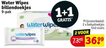 Kruidvat Water Wipes billendoekjes aanbieding