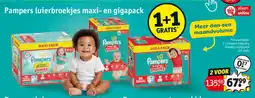 Kruidvat Pampers luierbroekjes maxi en gigapack aanbieding