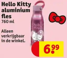 Kruidvat Hello Kitty aluminium fles aanbieding