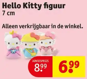 Kruidvat Hello Kitty figuur aanbieding