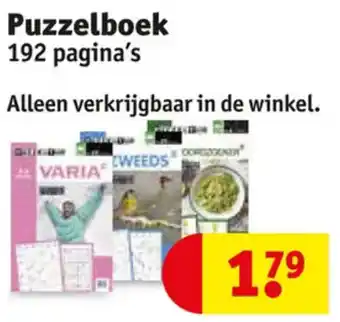 Kruidvat Puzzelboek aanbieding