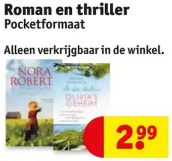 Kruidvat Roman en thriller aanbieding