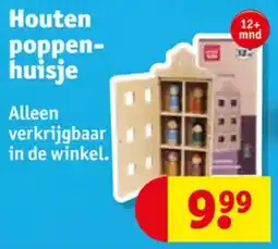 Kruidvat Houten poppenhuisje aanbieding