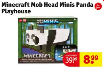 Kruidvat Minecraft Mob Head Minis Panda Playhouse aanbieding