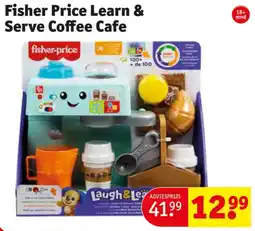 Kruidvat Fisher Price Learn & Serve Coffee Cafe aanbieding