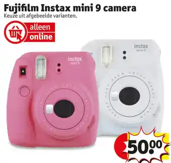 Kruidvat Fujifilm Instax mini 9 camera aanbieding