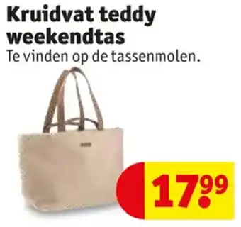 Kruidvat Kruidvat teddy weekendtas aanbieding