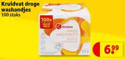 Kruidvat Kruidvat droge washandjes aanbieding