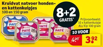 Kruidvat Kruidvat natvoer honden en kattenkuipjes aanbieding