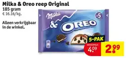 Kruidvat Milka & Oreo reep Original aanbieding