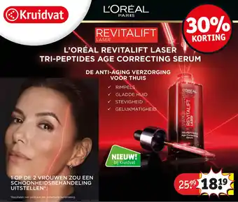 Kruidvat L'Oréal Revitalift Laser aanbieding