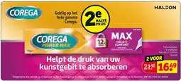 Kruidvat 2 x kleefpasta Max Hold + Comfort 70 gram aanbieding