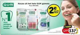 Kruidvat 2 x GUM Soft-Picks PRO Medium 30 stuks aanbieding