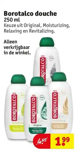 Kruidvat Borotalco douche aanbieding